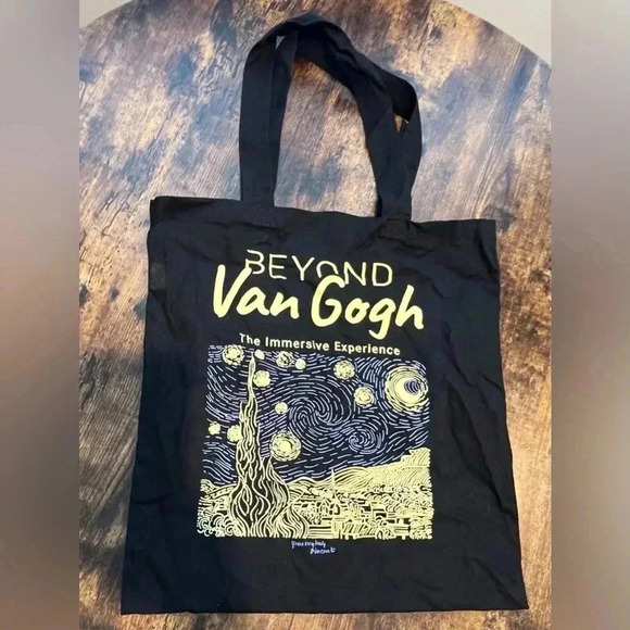 Q-TEES | Beyond Van Gogh The Immersive Experience tote bag. - Picture 2 of 10